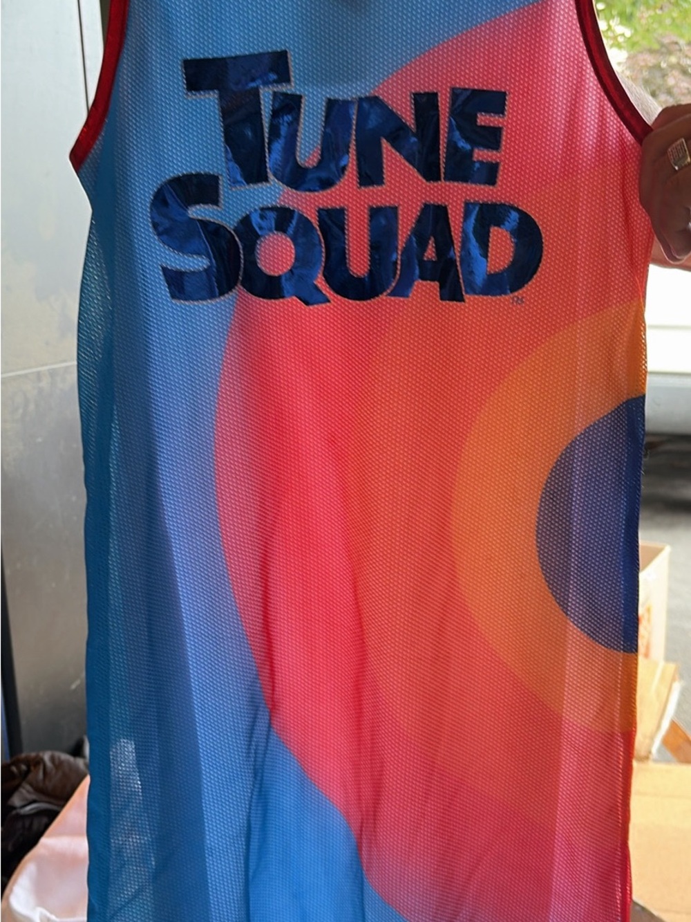 Tune Squad Kids One-Piece Jersey - Blue & Pink